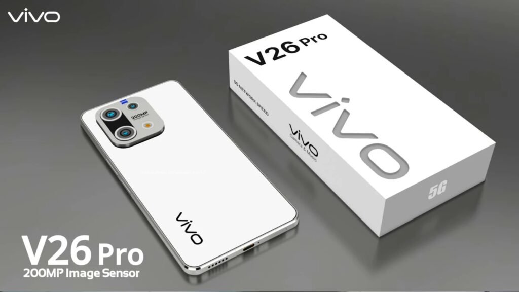 Vivo V26 Pro 5G – A Sleek Curved AMOLED, 200MP AI Camera & Massive 7200mAh Battery for Ultimate Multitasking!