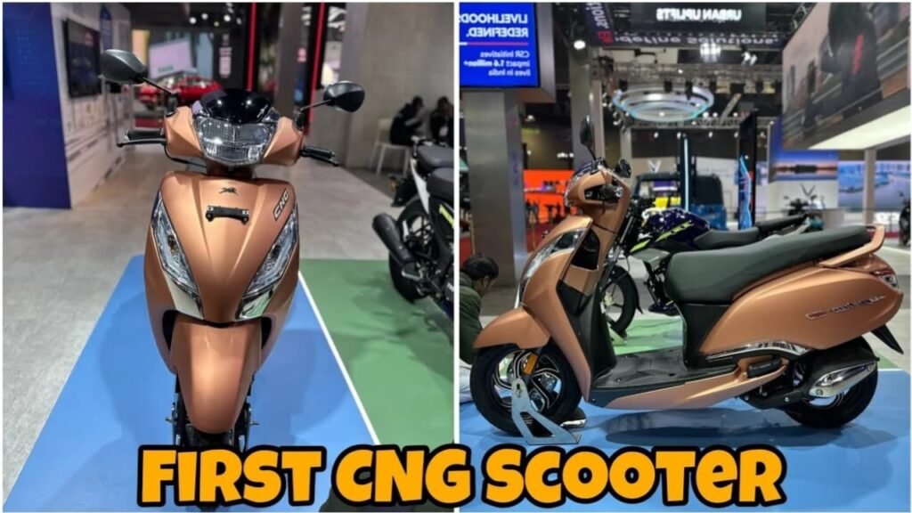 TVS Jupiter CNG Scooter 2025 – 210cc Engine, 70KMPL Mileage & Eco-Friendly Ride with Smart Features at ₹65,900!
