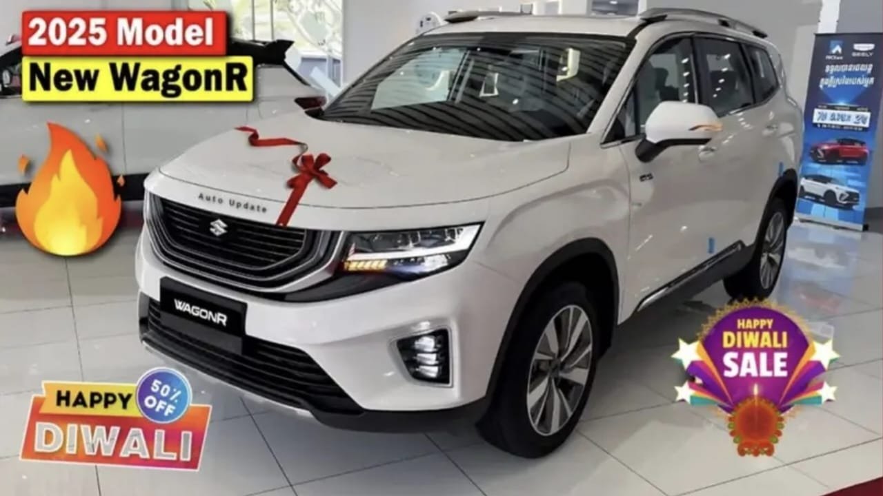 Maruti Suzuki Wagon R 2025 – Smart Hybrid Tech, Dual Airbags With 44kmpl Mileage & Spacious Smart Interiors!