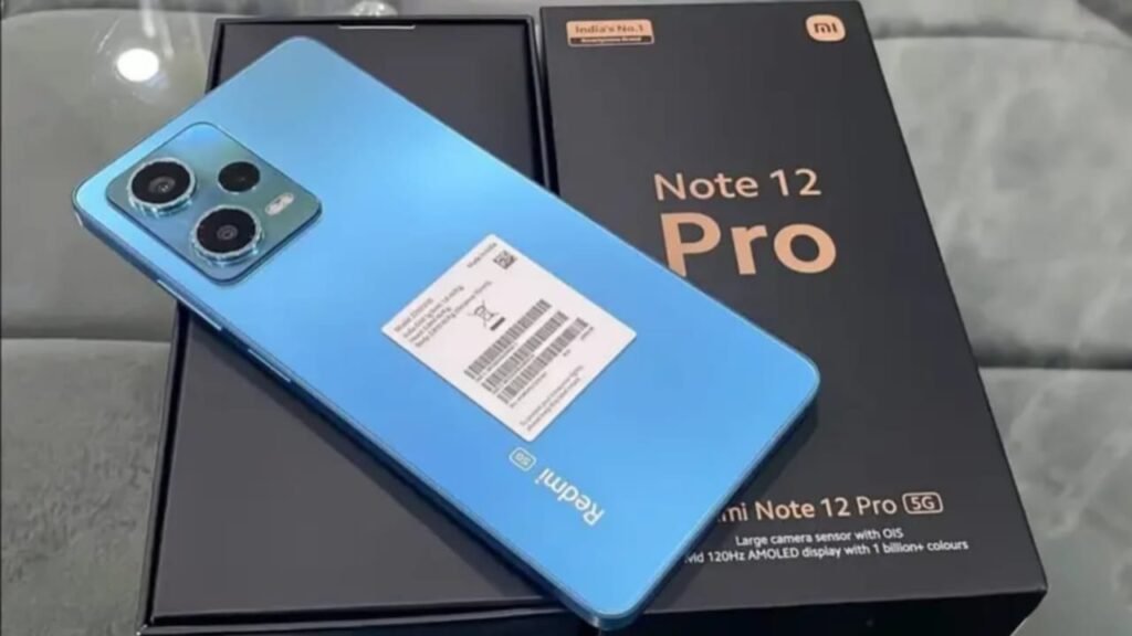 Redmi Note 12 Pro 5G – 200MP AI Quad Camera, 8000mAh Battery & 120Hz AMOLED Display for Smooth Multitasking!